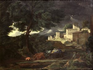 嵐 作： Nicolas Poussin